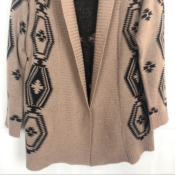 Creazioni Effeci Tribal Print Open Front Cardigan Size S - Picture 5 of 14
